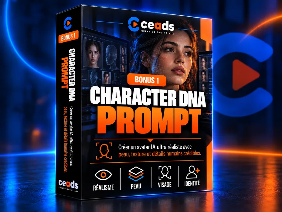 Mockup du bonus : Character DNA Prompt