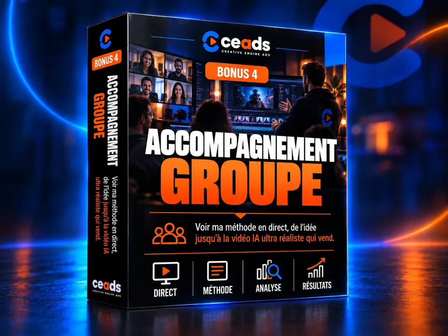 Mockup du bonus : Accompagnement groupe