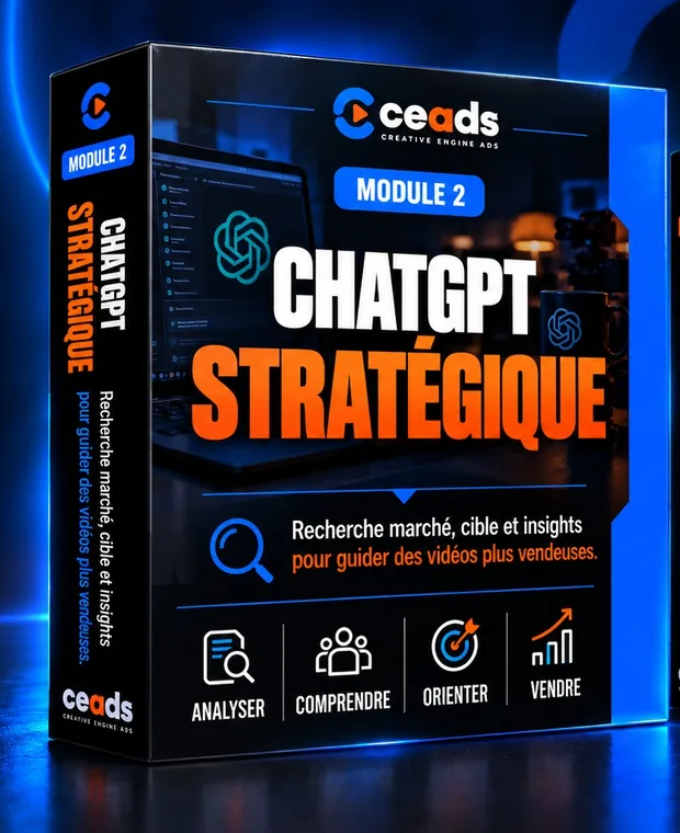 Mockup du module : ChatGPT : cerveau marketing