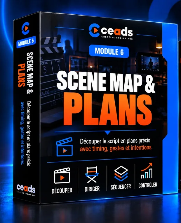 Mockup du module : Script → scènes & plans